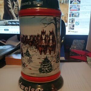 1991 Collectors Series Budweiser Stein